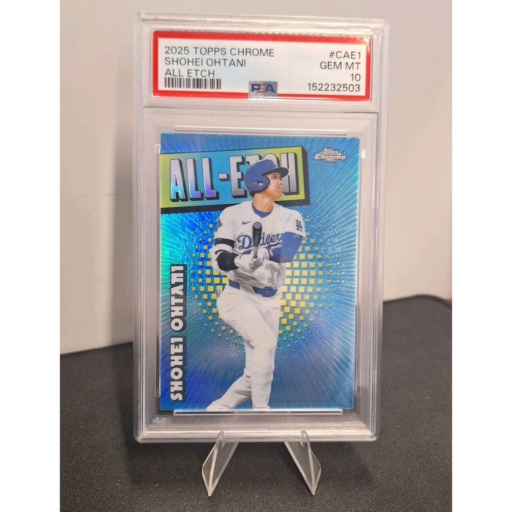 2025 Topps Chrome All Etch SHOHEI OHTANI PSA 10 Gem Mint All-etch MVP Dodgers
